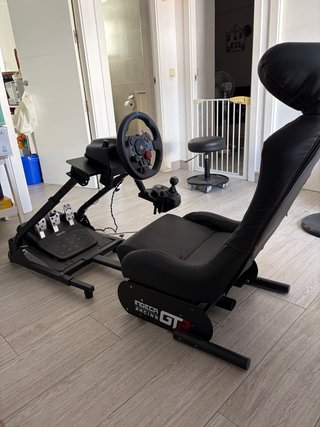 Silla Simracing Indeca + Volante Logitech G29