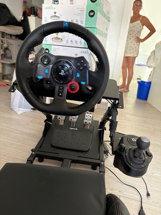 Silla Simracing Indeca + Volante Logitech G29