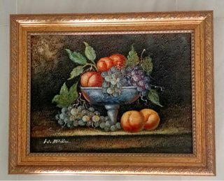 Cuadro al óleo Frutas