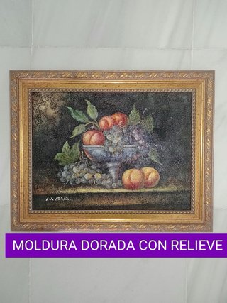 Cuadro al óleo Frutas