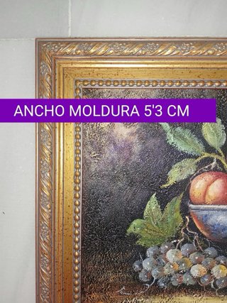 Cuadro al óleo Frutas
