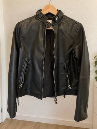 Chaqueta Biker Negra