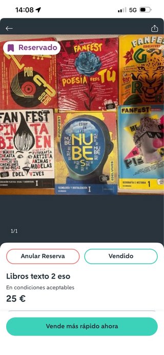Libros texto 2 eso
