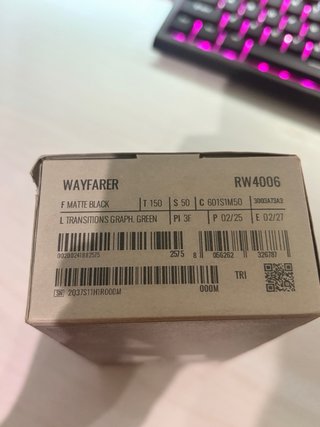 RayBan Meta Wayfarer G15 gen 1