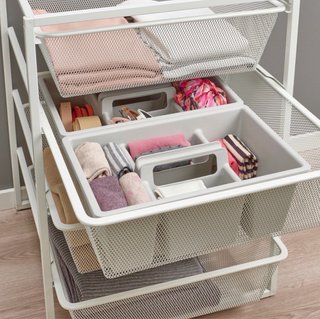 Cajonera Metálica Rejilla Blanca
