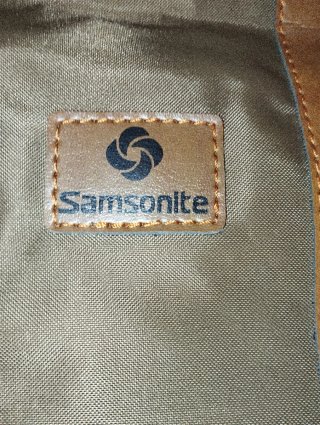 Porta trajes Samsonite marrón