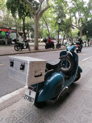 Vespa 150S Azul