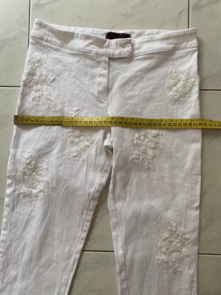 Pantalone donna ricamato tg M Silla