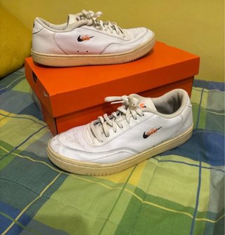 Zapatillas Nike Blancas Naranja T:42