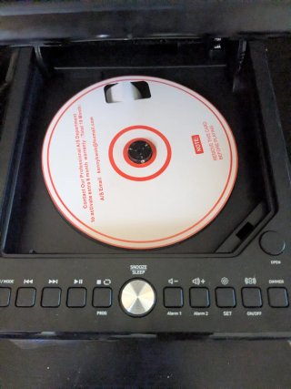 Reproductor CD Gelielim Elegante Negro