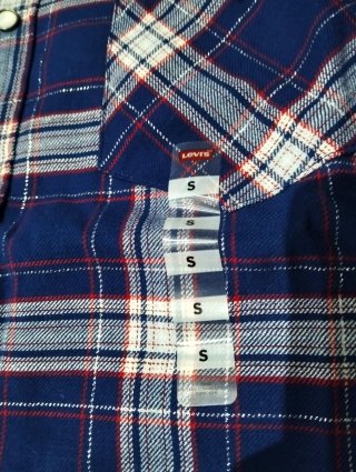 Camisa Levi's cuadros Talla S