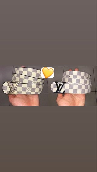 Cinture LV e Gucci