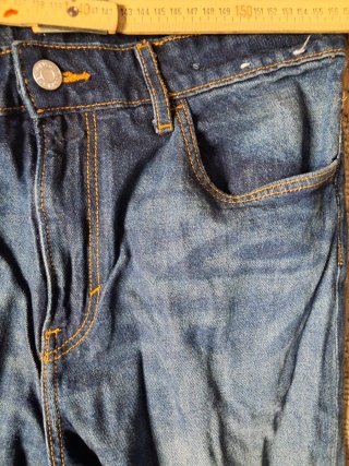 Jeans H&M Relaxed Fit Vita Regolabile