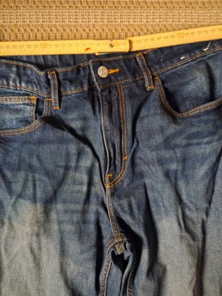 Jeans H&M Relaxed Fit Vita Regolabile