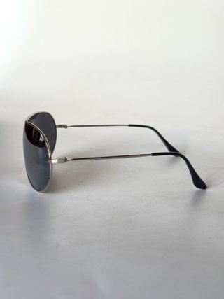 Occhiali da sole Ray-Ban uomo mascherina argento