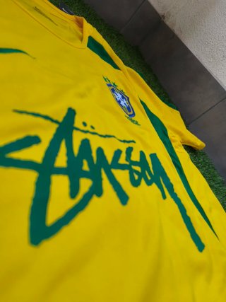 Camiseta Brasil Nike x Stüssy 2002