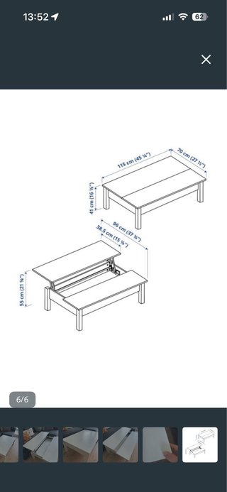Mesa elevable IKEA TRULSTORP