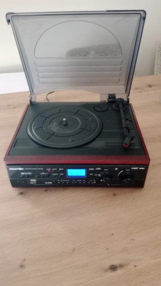 Tocadiscos Brighton USB Radio LP Singles