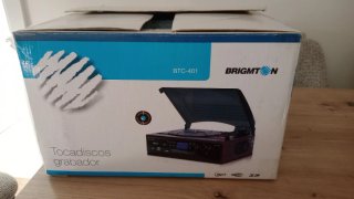 Tocadiscos Brighton USB Radio LP Singles