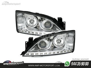 FAROS DELANTEROS OJOS DE ANGEL + LUZ DIURNA PARA FORD MONDEO MK3