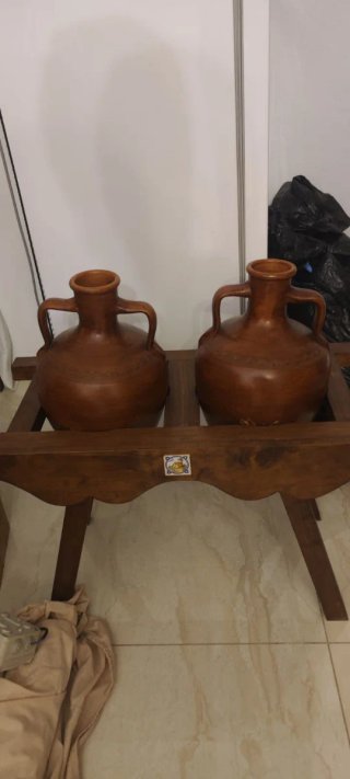 Cantareras de terracota, sin uso