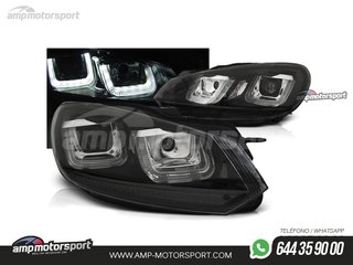 FAROS DELANTEROS LUZ DIURNA U TYPE PARA VOLKSWAGEN GOLF MK6