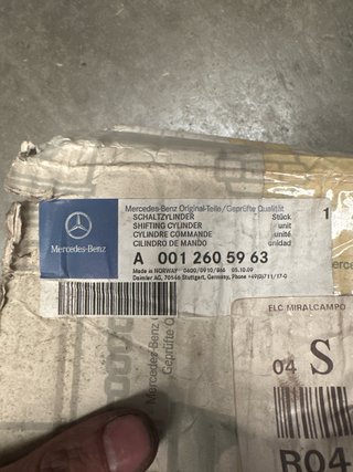 Cilindro Conmutación Mercedes A 001 260 59 63