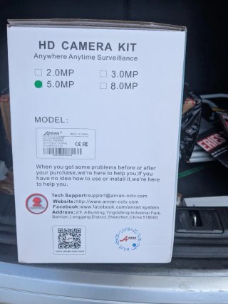 Camaras Kit Cámara Seguridad Anran HD 4CH NVR