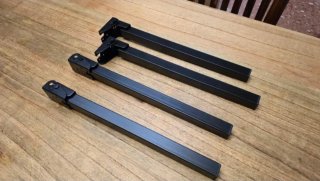 4 Gambe Pieghevoli in Metallo 40cm