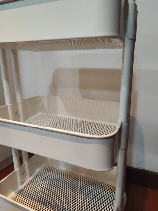 Carrito Auxiliar Ikea Raskog Blanco