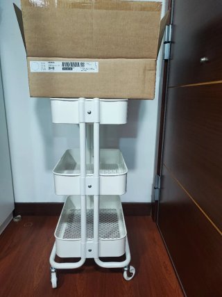 Carrito Auxiliar Ikea Raskog Blanco