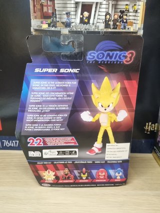Super Sonic Action Figure Sonic 3 Jakks *B