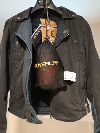 Chaqueta Moto Mujer Overlap con Protecciones