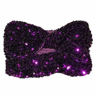 Top lentejuelas morado y negro