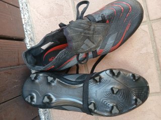 Scarpe Calcio Adidas Predator Nero Rosse