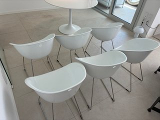 Sillas Pedrali Gliss Blancas