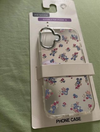 Funda iPhone 16 floral Primark