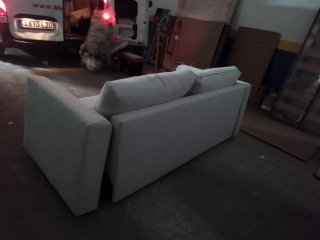 Sofá Cama gris Tela