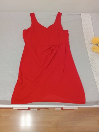 Vestido rojo de fiesta mujer