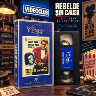 VHS Rebelde sin Causa James Dean Clásicos del Cine
