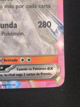 Carta Pokémon Ceruledge EX Teracristal Español