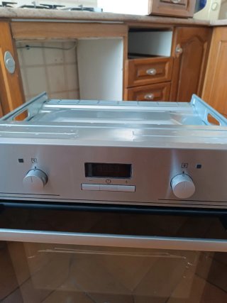 Horno eléctrico plateado Electrolux