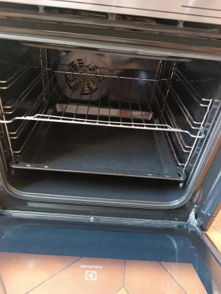 Horno eléctrico plateado Electrolux