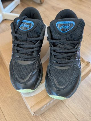 Deportivas Asics Talla 38 Negras y Azules