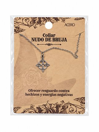 Collar Nudo de Bruja Acero