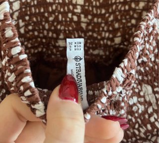 Vestido Stradivarius estampado