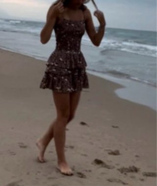 Vestido Stradivarius estampado