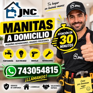 Manitas a domicilio Atención 30 min