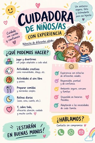 Cuidadora de niños/as