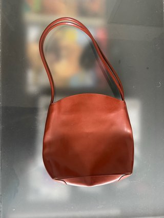 Bolso de Hombro Lupo Barcelona Piel Marrón